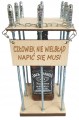 KLATKA NA ALKOHOL prezent grawer 18 20 30 urodziny
