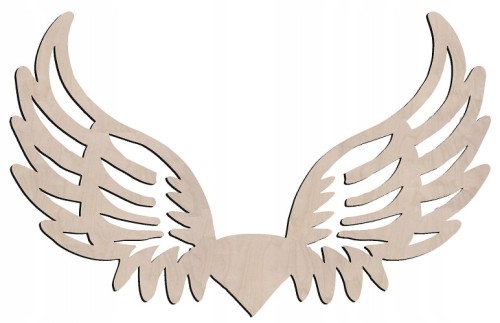 Skrzydełka anioła anioł dekor skrzydła drewniane