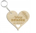 Breloczek serce DZIEŃ Babci Dzień Dziadka GRAWER