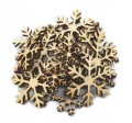 DREWNIANE ŚNIEŻYNKI 36szt 24x2cm i 12x3,5cm Święta