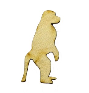 Małpa EKO drewno sklejka decoupage scrapki 10cm