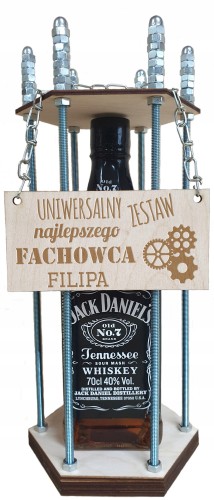 KLATKA NA ALKOHOL prezent grawer 18 20 30 HEKSAGON