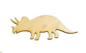 Triceratops Dino EKO drewno sklejka decoupage 30cm