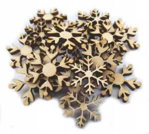 Śnieżynka ŚNIEŻYNKI 24szt 12x2cm i 12x2,5cm Święta