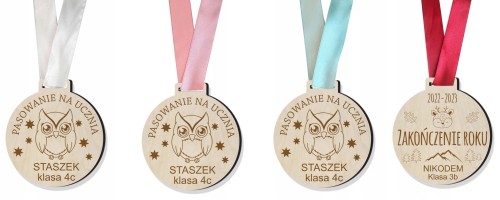 Medal zakończenie roku przedszkolaka absolwent 20 sztuk