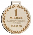 Medal na zakończenie roku prezent na dzień nauczyciela podziękowanie 