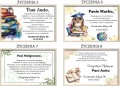 Niezbędnik box pudełko na zakończenie roku prezent na dzień nauczyciela 