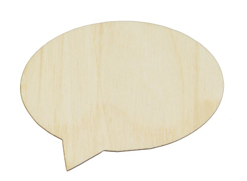 Dymek Chmurka EKO sklejka decoupage scrapki 15cm