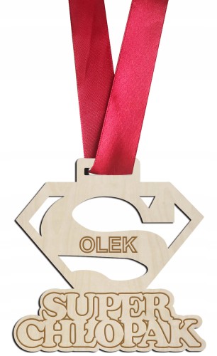 Prezent na DZIEŃ CHŁOPAKA medal super chłopak