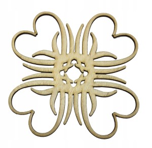 Dekor floral decor sklejka decoupage scrapki 15cm