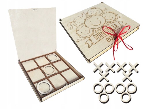 Prezent na DZIEŃ DZIECKA gra KÓŁKO I KRZYŻYK EKO