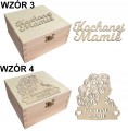 Pudełko na herbatę prezent na Dzień mamy skrzynka grawer herbaciarka