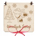 Prezent upominek na Mikołajki Boże Narodzenie kółko i krzyżyk gra logiczna
