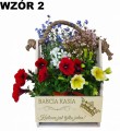 Doniczka na kwiaty z grawerem Dzień Babci Dziadka