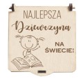 Prezent na dzień kobiet dziewczyn gra kółko i krzyżyk grawer życzenia