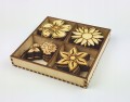 ZESTAW KWIATY 20szt 12,5cm Kwiatek Kwiat scrapki