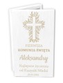 Pudełko na pieniądze Pierwsza Komunia Święta z grawerem