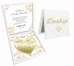 Podziękowanie dla Chrzestnych, Dziadków pudełko na Komunię Chrzest