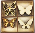 ZESTAW MOTYLE 20szt 10cm Motyl Motylek Decoupage