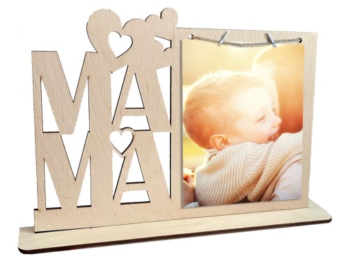 Ramka na zdjęcia Dzień Mamy prezent dla Matki z podpórką foto