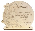 Drewniane podziękowania dla Mamy na Dzień Mamy prezent grawerowany