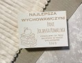 Pudełko na Merci prezent dla Nauczyciela zakończenie roku grawer upominek