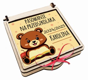 Gra kółko i krzyżyk pasowanie na przedszkolaka prezent dla uczniów upominek