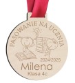 Medal pasowanie na przedszkolaka prezent dla ucznia grawer prezent szkoła