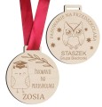 Medal pasowanie na przedszkolaka prezent dla ucznia grawer prezent szkoła
