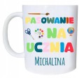 Kubek pasowanie na ucznia ślubowanie szkoła twoje imię prezent upominek