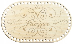 Spód ze sklejki baza do koszyka na pieczywo dno do szydełkowania ze sznurka