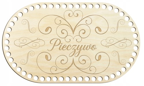 Spód ze sklejki baza do koszyka na pieczywo dno do szydełkowania ze sznurka