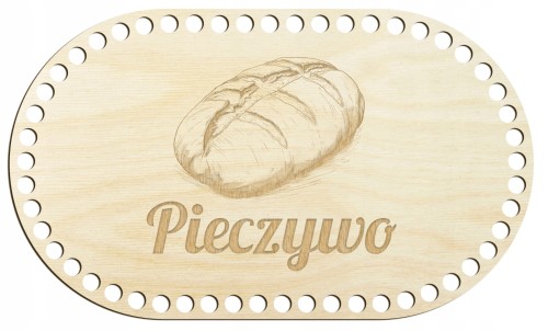 Baza do Koszyka spód dno do szydełkowania kosz na pieczywo ze sklejki eko