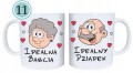 Zestaw kubków prezent Dzień Babci i Dziadka upominek dla Dziadków pudełko