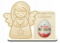 Prezent na mikołajki dla ucznia Kinder Jajko upominek na święta Aniołek