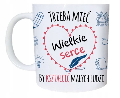 Kubek Dzień Nauczyciela prezent podziękowanie dla nauczycielki wychowawcy