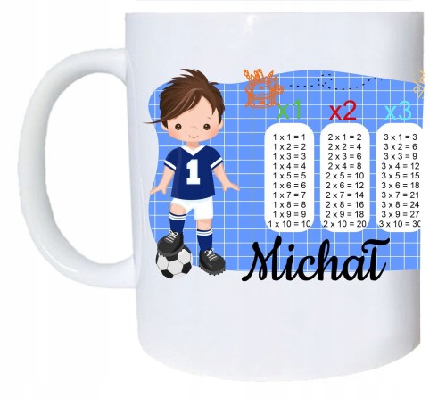 Kubek prezent na Dzień Chłopaka dla ucznia upominek szkolny z imieniem