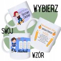 Kubek prezent na Dzień Chłopaka dla ucznia upominek szkolny z imieniem