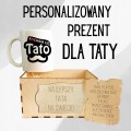Podziękowanie dla taty prezent na Dzień Ojca dla Taty kubek z imieniem box